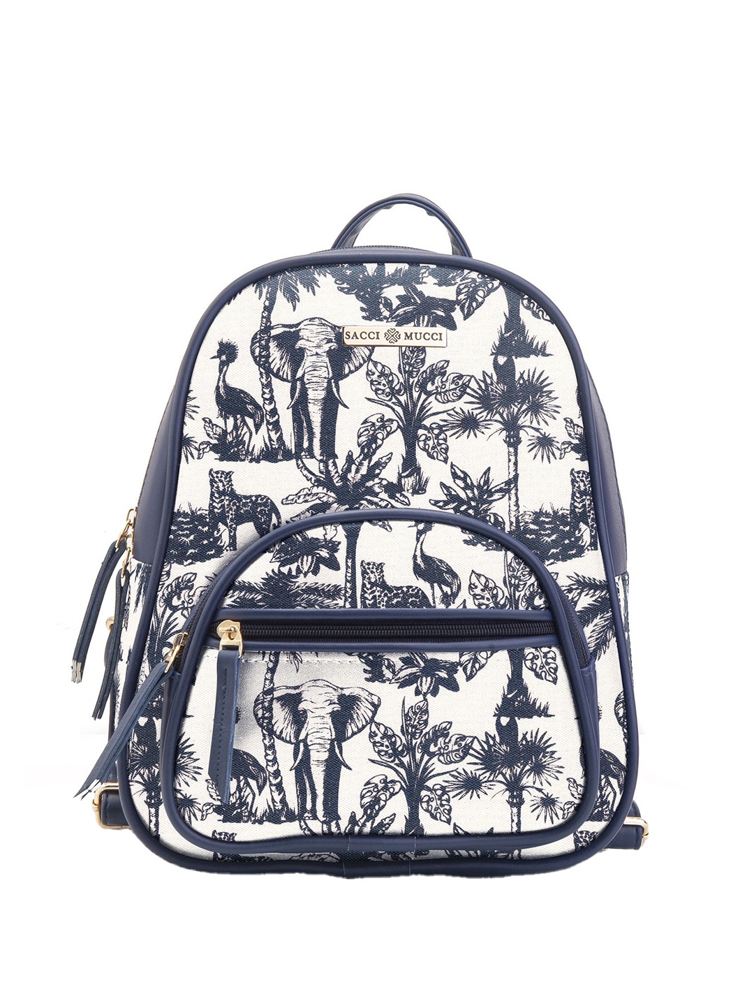 

Sacci Mucci Women Backpack, Navy blue