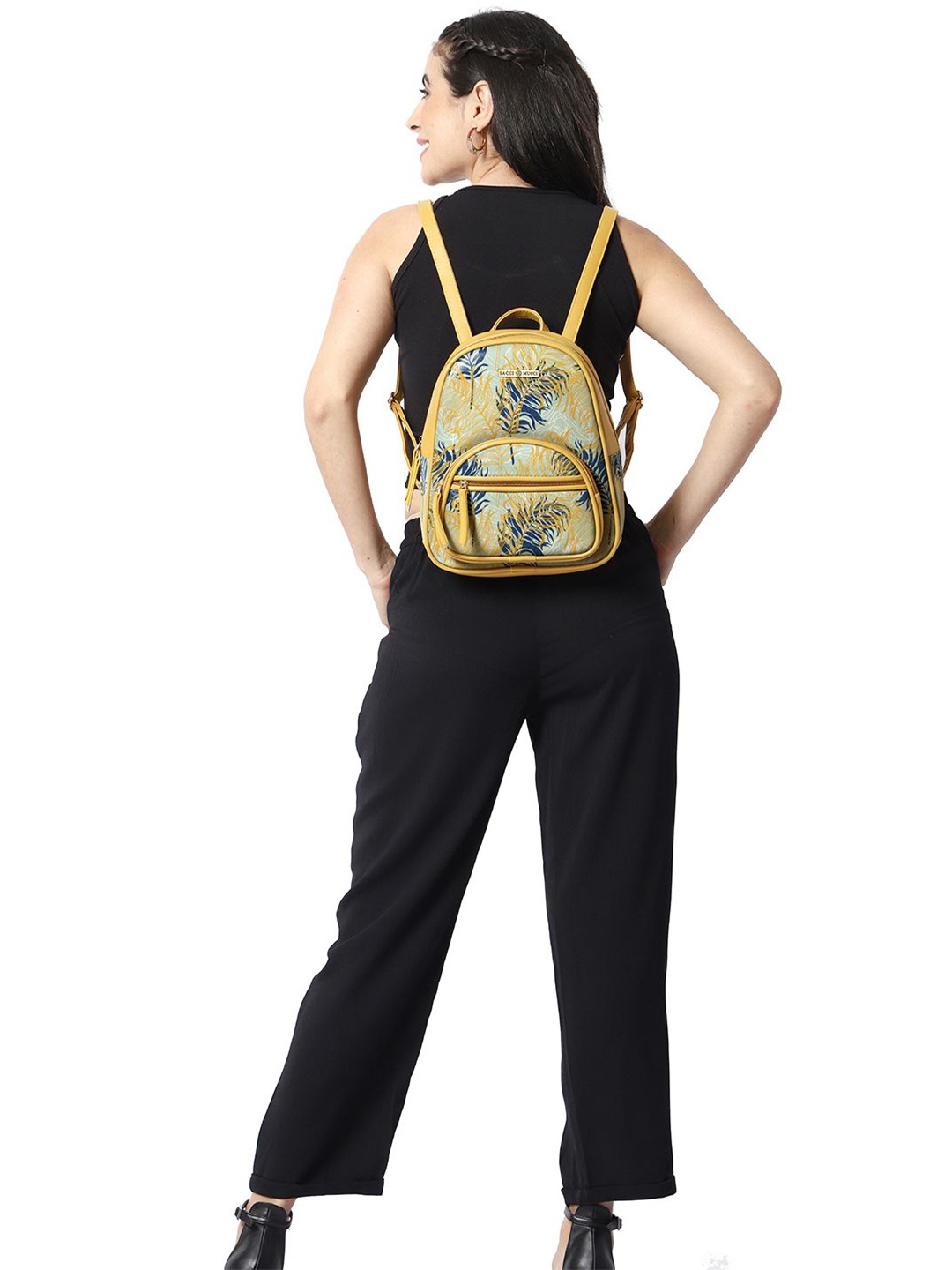 

Sacci Mucci Women Backpack, Yellow