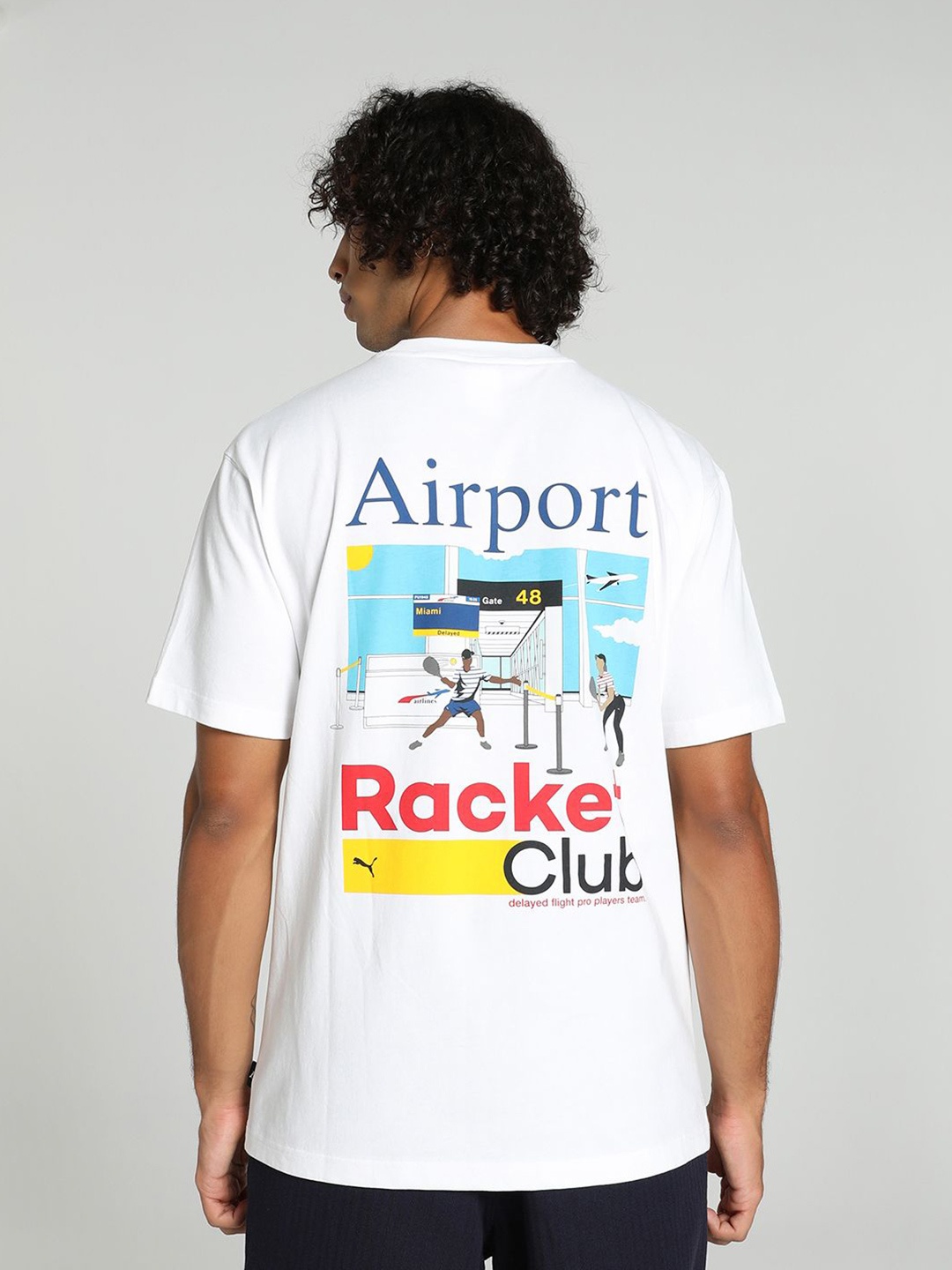 

Puma Graphics Relaxed Fit Tee, White
