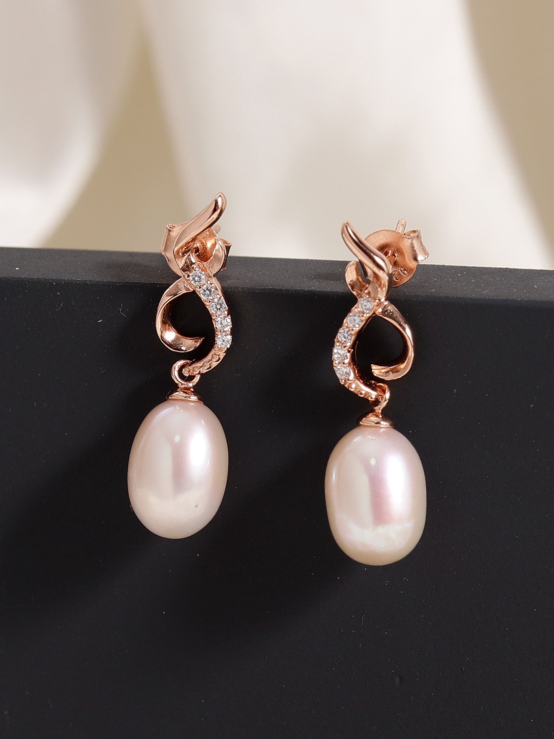 

DIAVO Contemporary Drop Earrings, Copper