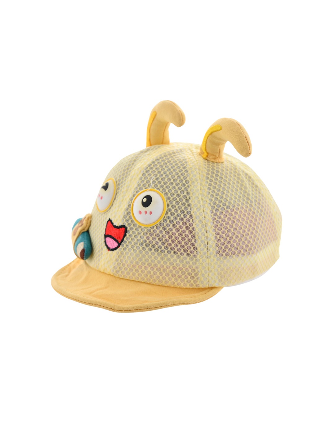 

SHOP FRENZY Unisex Kids Printed Baseball Cap, Yellow