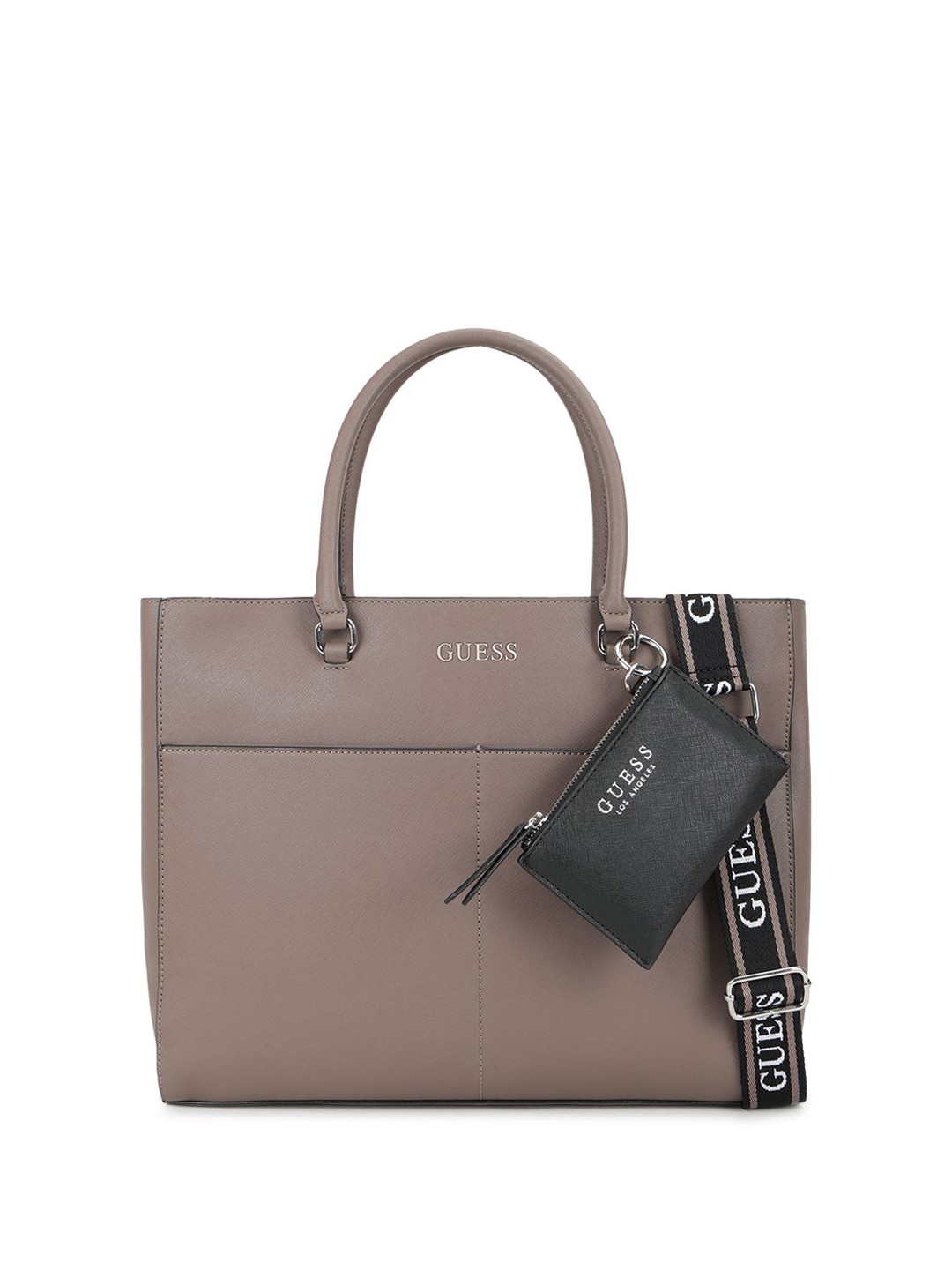 

GUESS Structured Tote Bag, Taupe