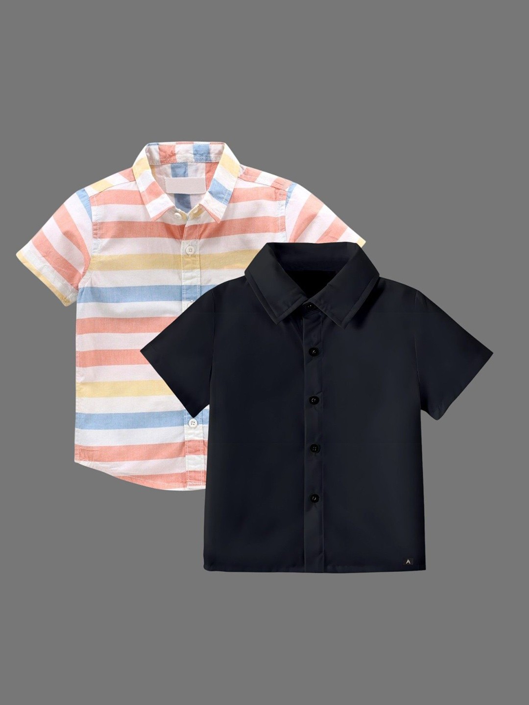 

BAESD Boys Classic Opaque Formal Shirt, Black