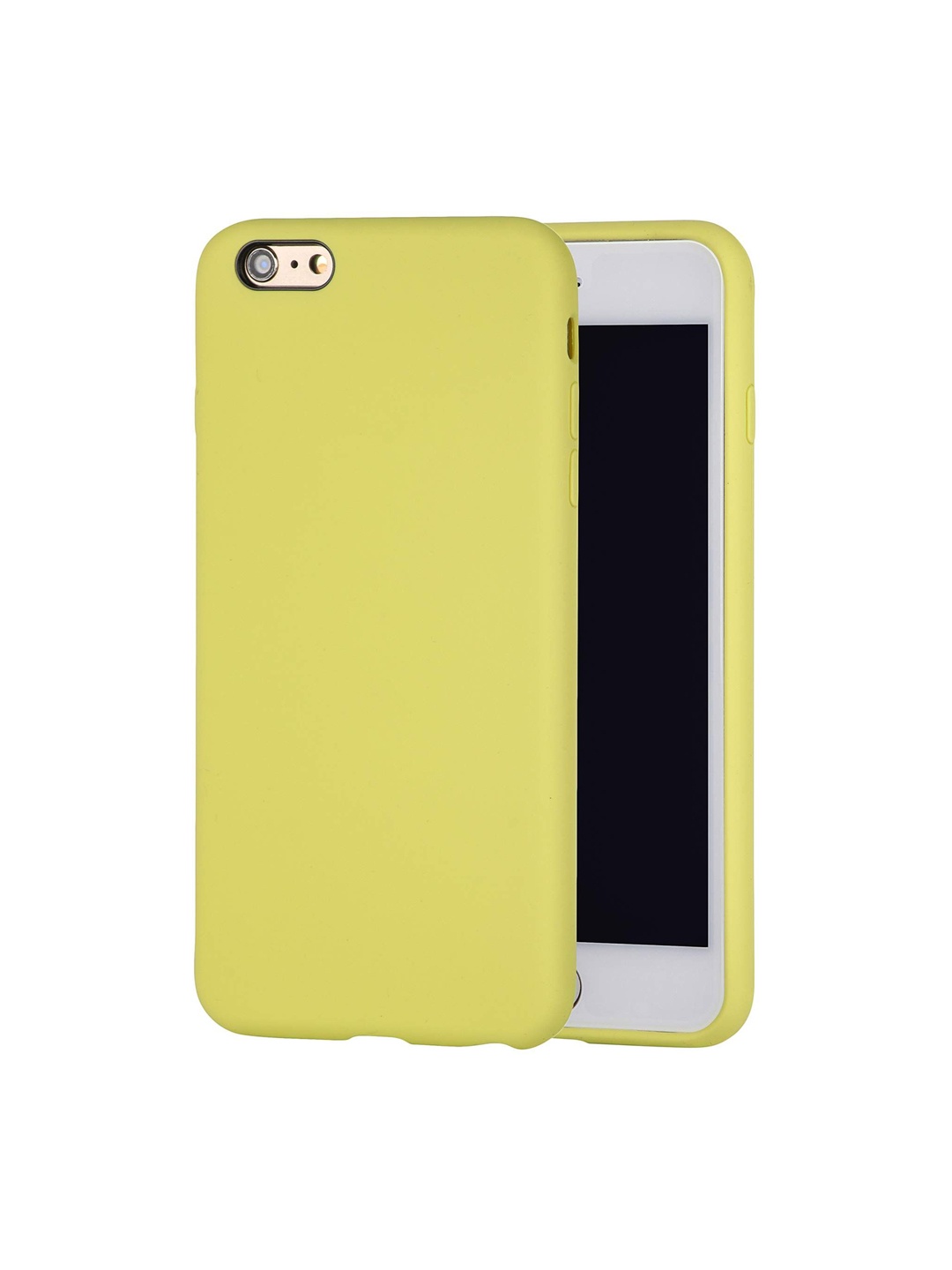 

LIRAMARK Solid Printed iPhone 6 and 6s Back Case Mobile Accessories, Yellow