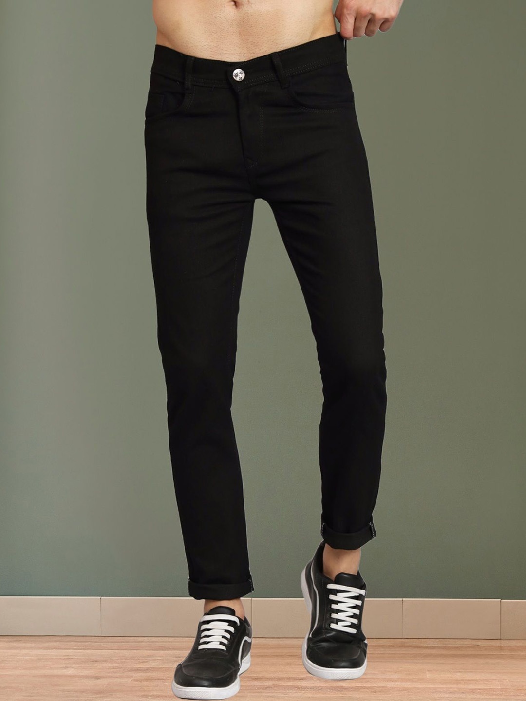 

COMFITS Men Classic Jeans, Black