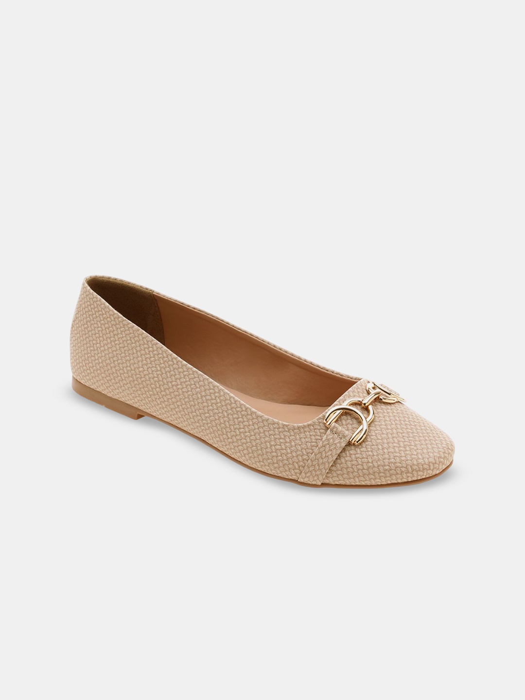 

R&B Women Fashion with Bows Flats, Beige