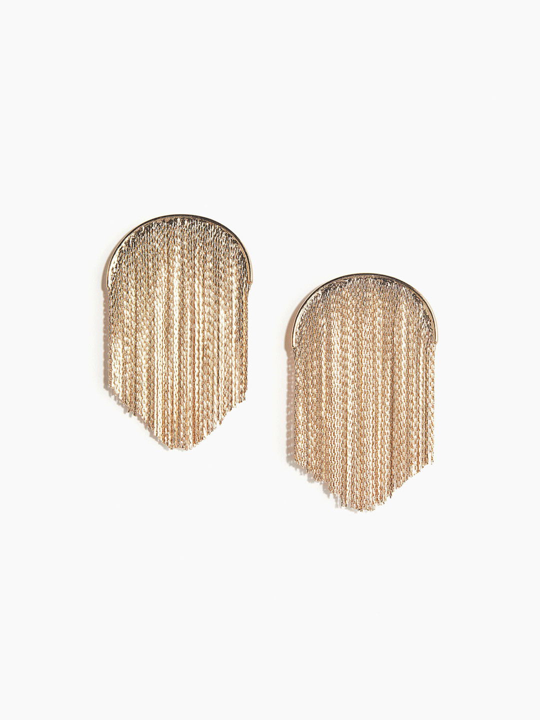 

H&M Curtain Earrings, Gold