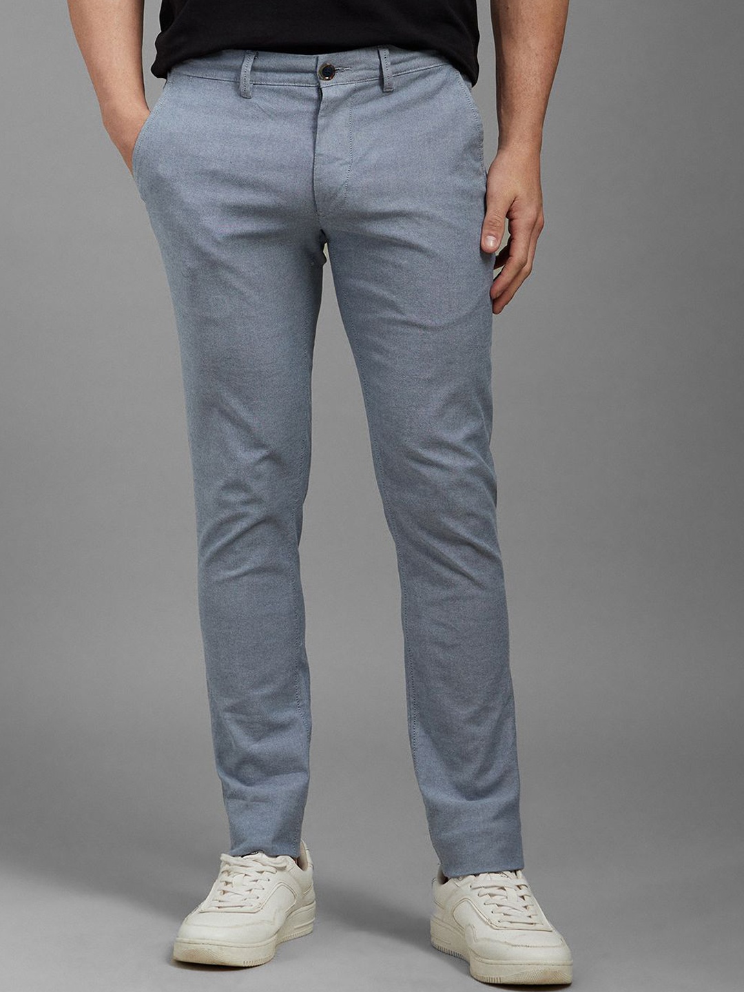 

Louis Philippe Sport Men Slim Fit Trousers, Blue