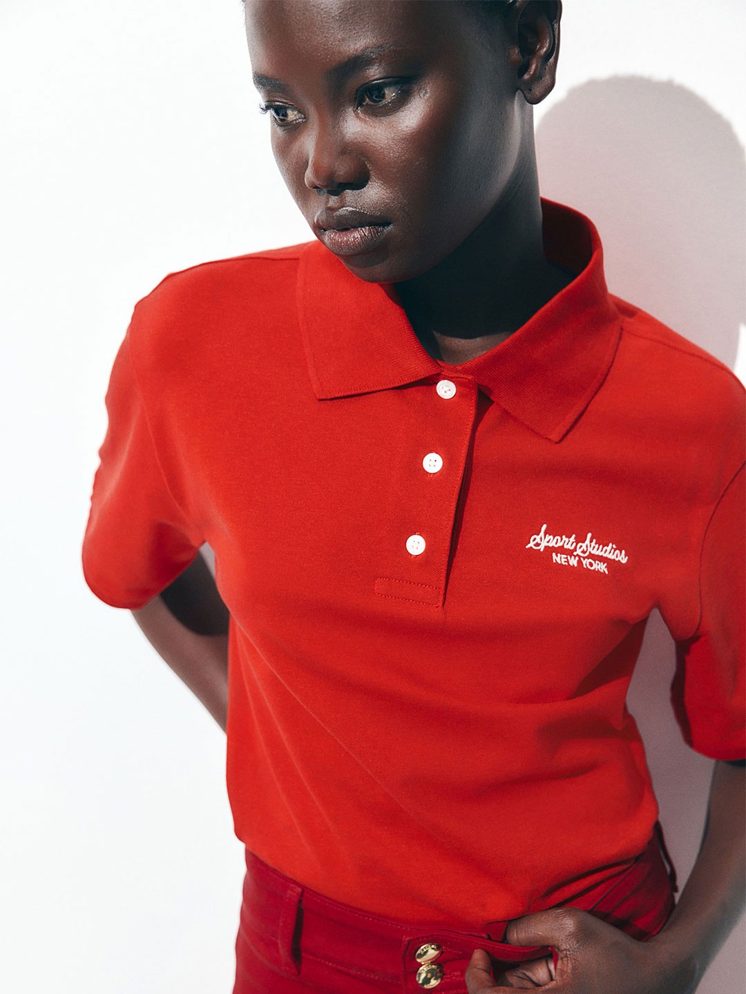 

H&M Polo Shirt, Red