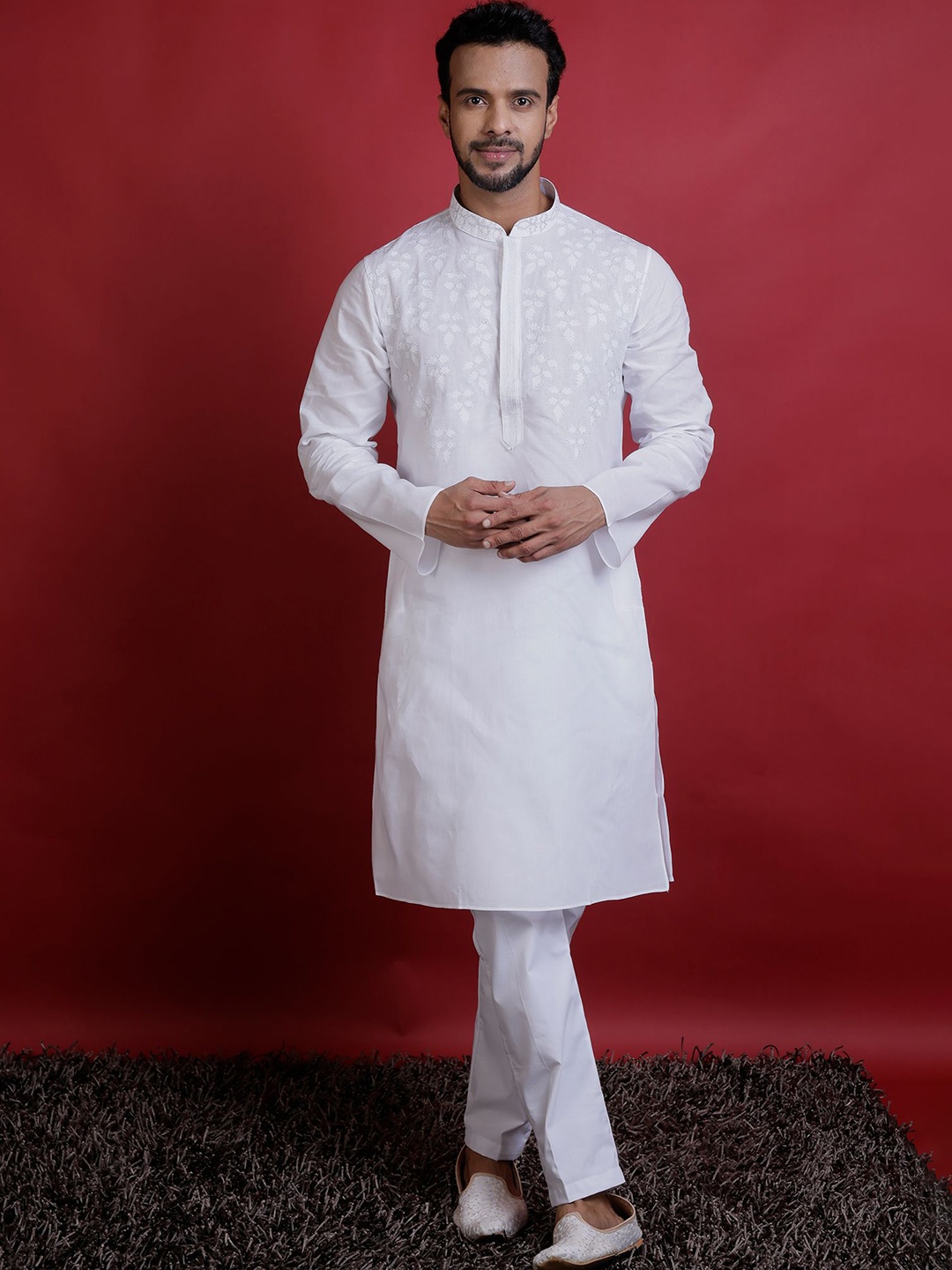 

KHAAS Men Kurta, White