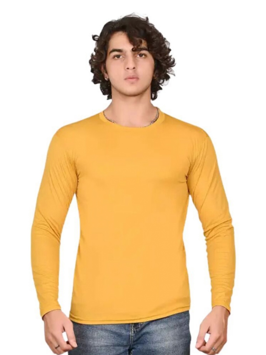 

FICKA Men T-shirt, Mustard