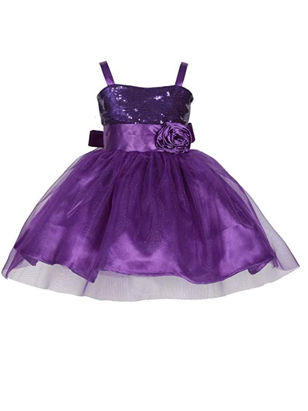 

Wow Princess Net A-Line Dress, Purple