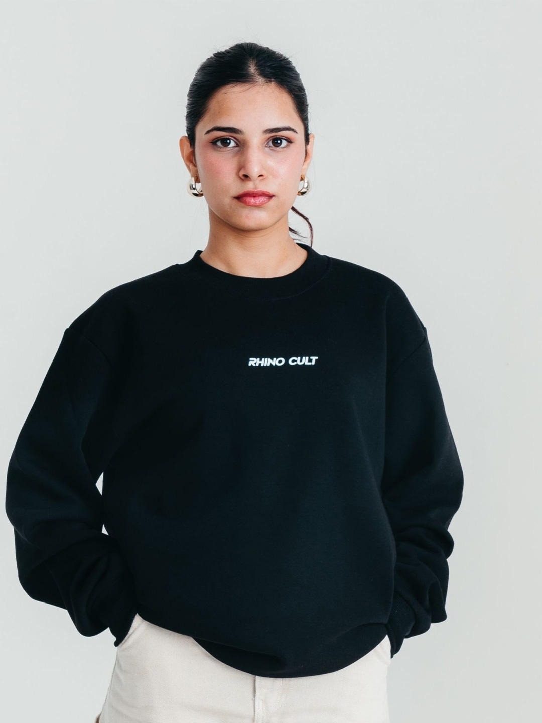 

RHINO CULT Women Sweatshirt, Black