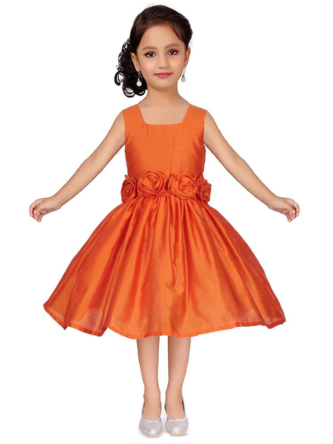 

Wow Princess Satin A-Line Dress, Orange