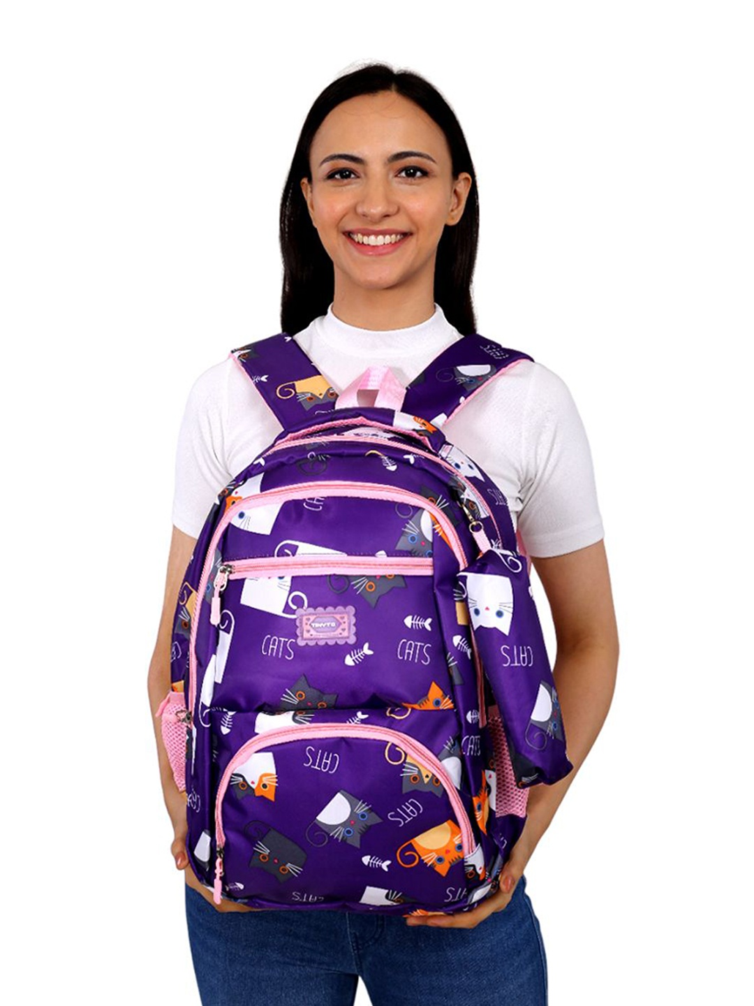 

Tinytot Women Backpack, Purple