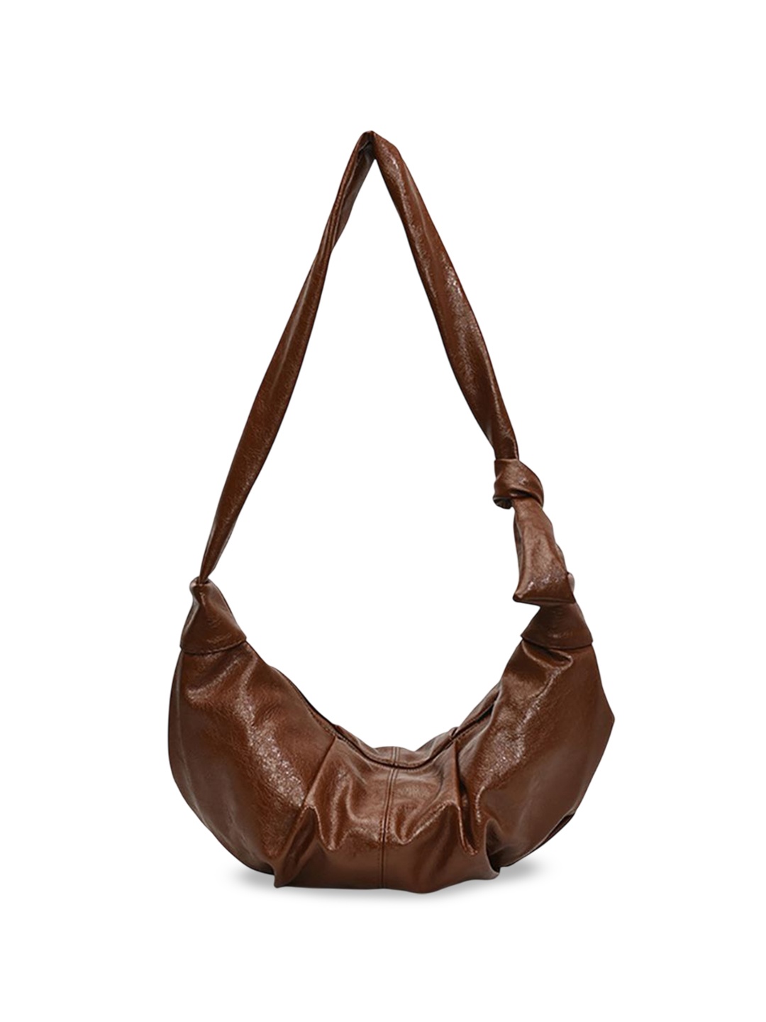 

StyleCast x Revolte PU Half Moon Shoulder Bag, Brown