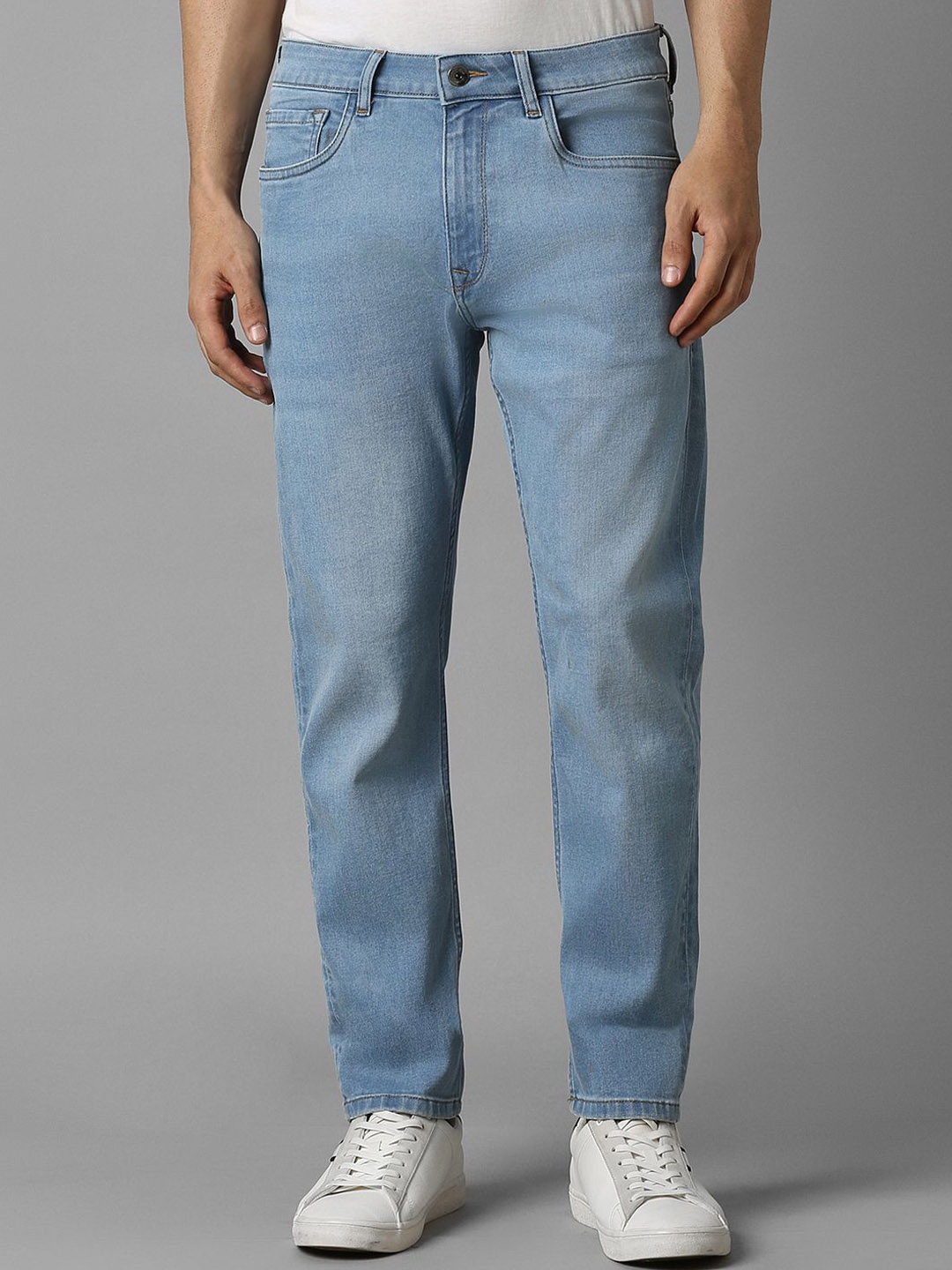 

Louis Philippe Jeans Men Slim Fit Light Fade Jeans, Blue