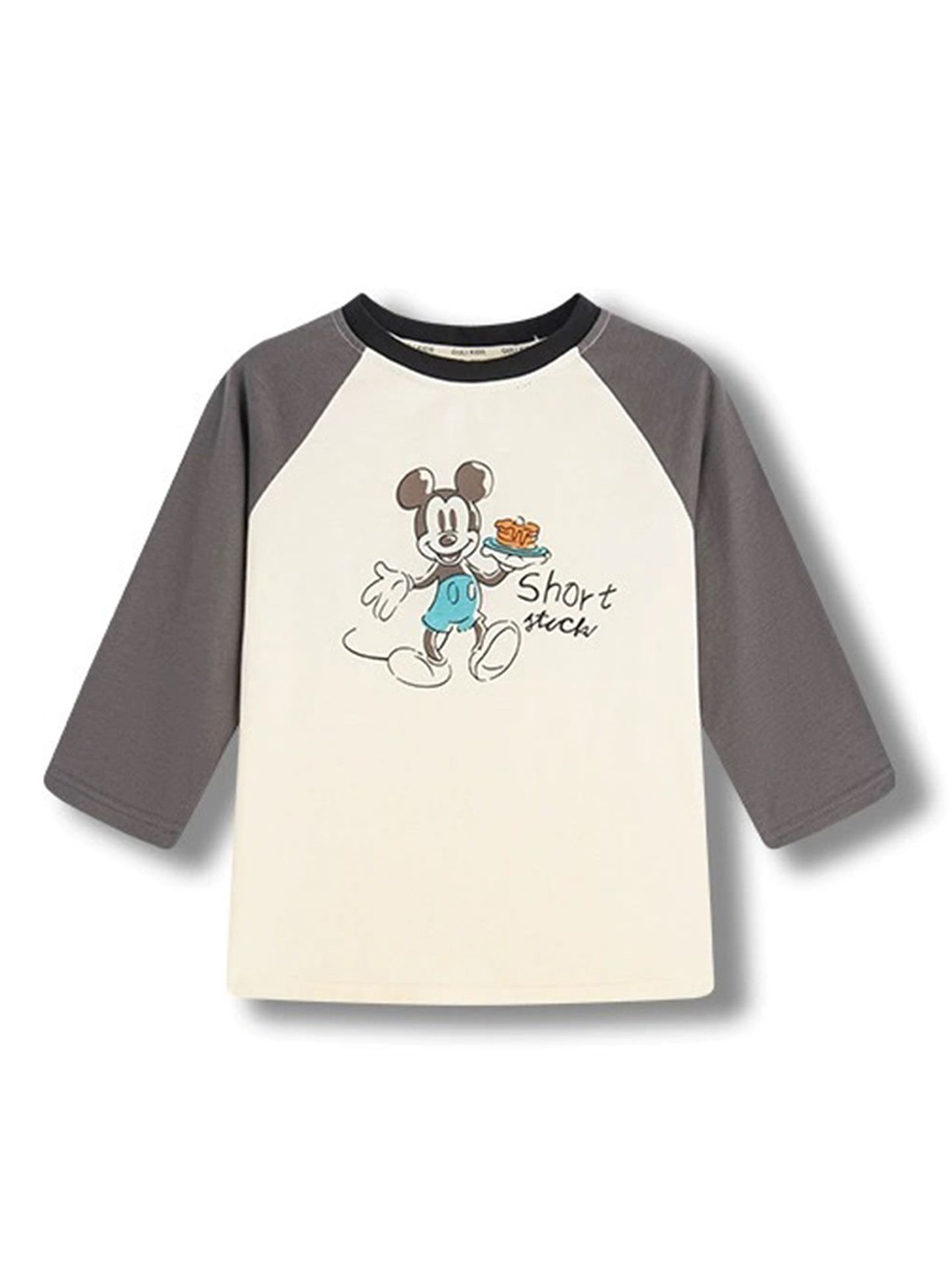 

LULU & SKY Girls Printed Applique T-shirt, White