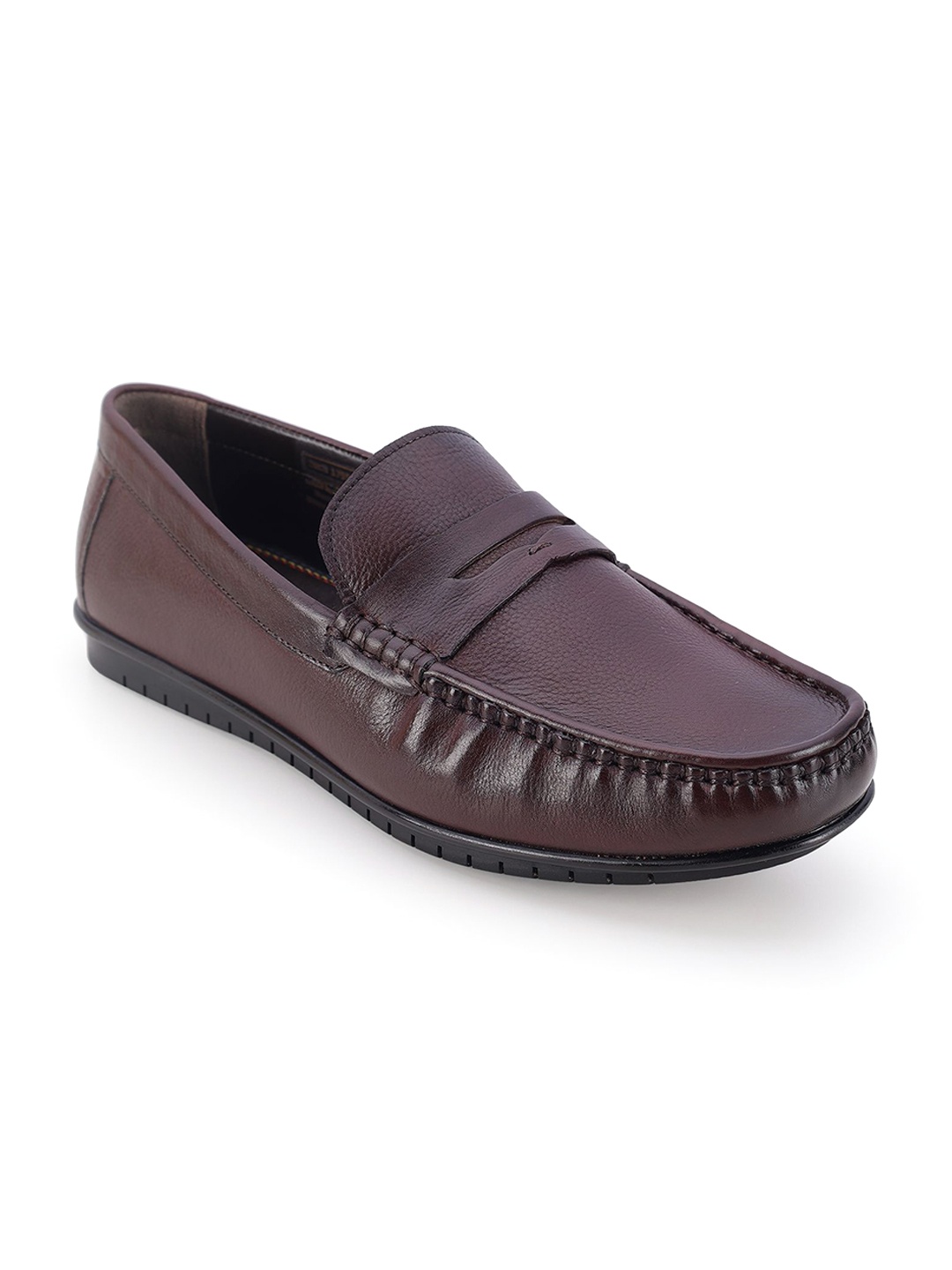 

Egle Men Leather Formal Loafers, Brown