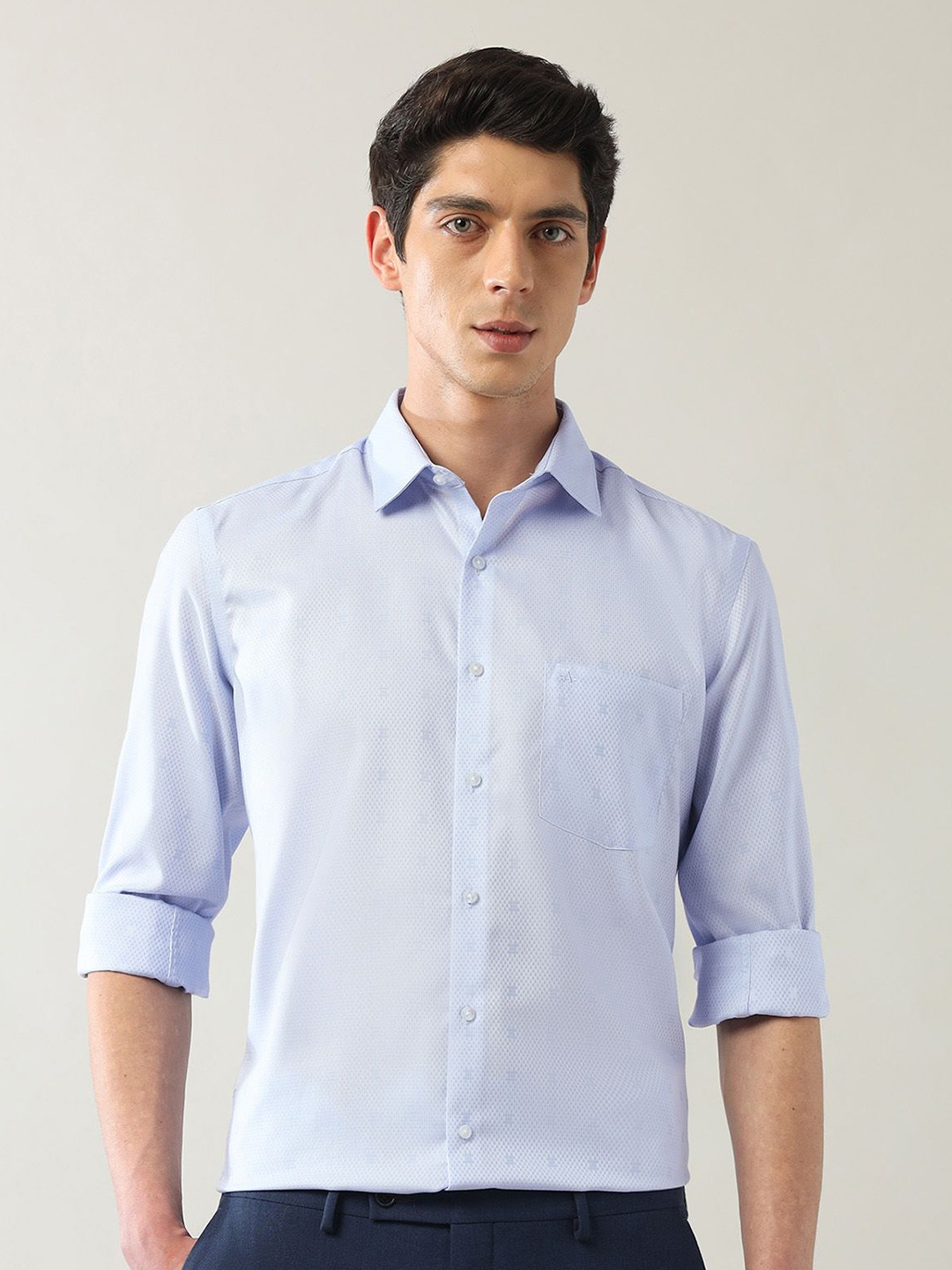 

Arrow Men Classic Opaque Formal Shirt, Blue