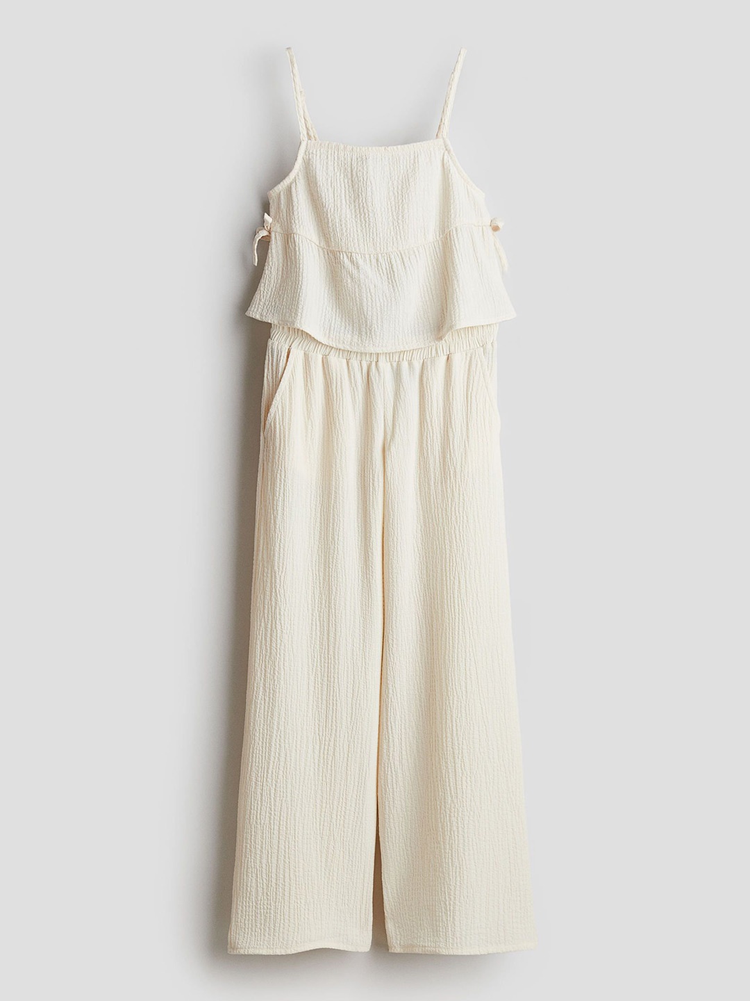 

H&M 2-Piece Seersucker Set, Beige