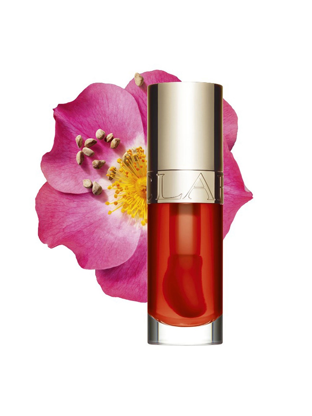 

CLARINS Lip Comfort Oil with Jojoba Oil 7ml - Apricot 05, Coral