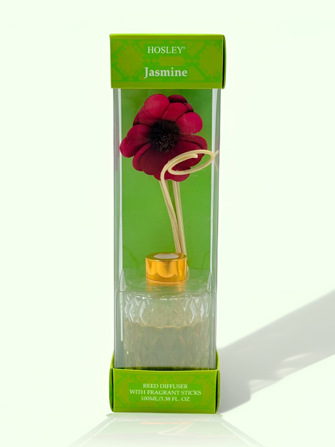 

HOSLEY Green Jasmine Aroma Oil Diffuser100ml