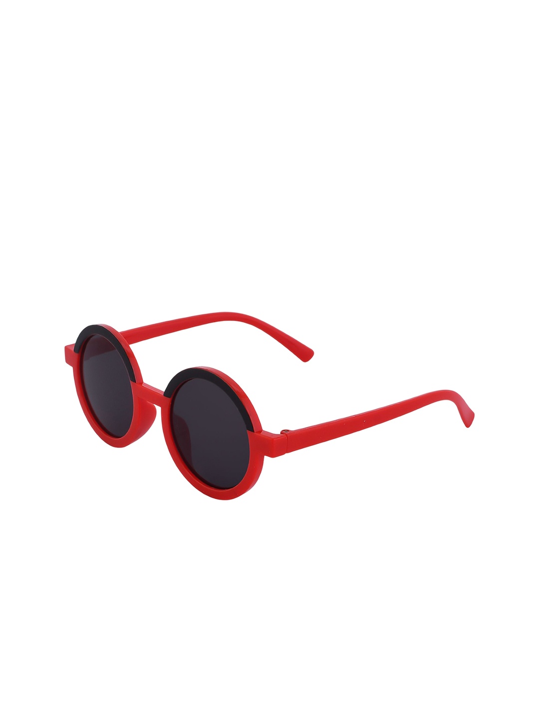 

SHOP FRENZY Unisex Kids Round Sunglasses with UV Protected Lens, Red