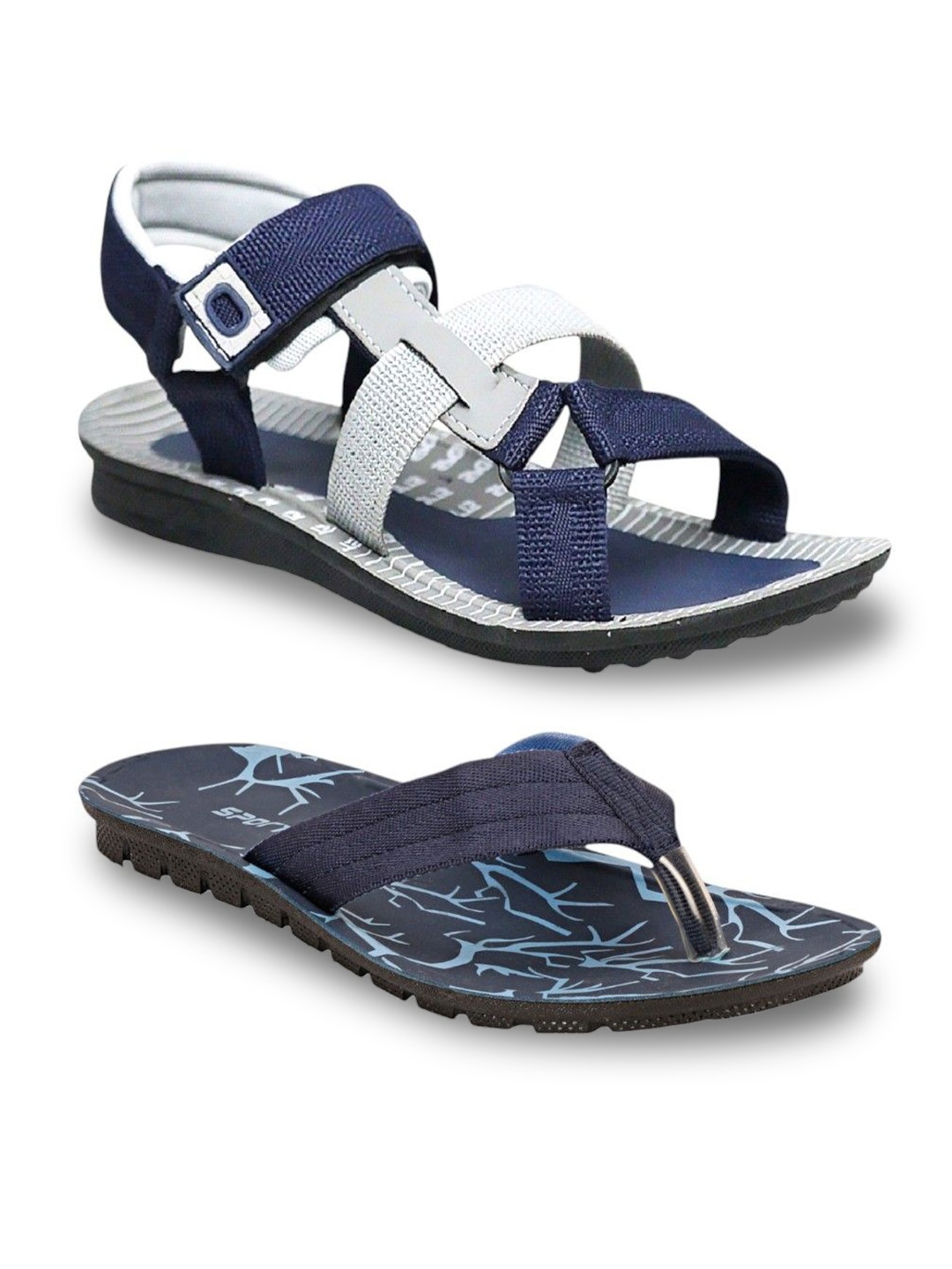 

ORVAX Men Comfort Sandals, Grey