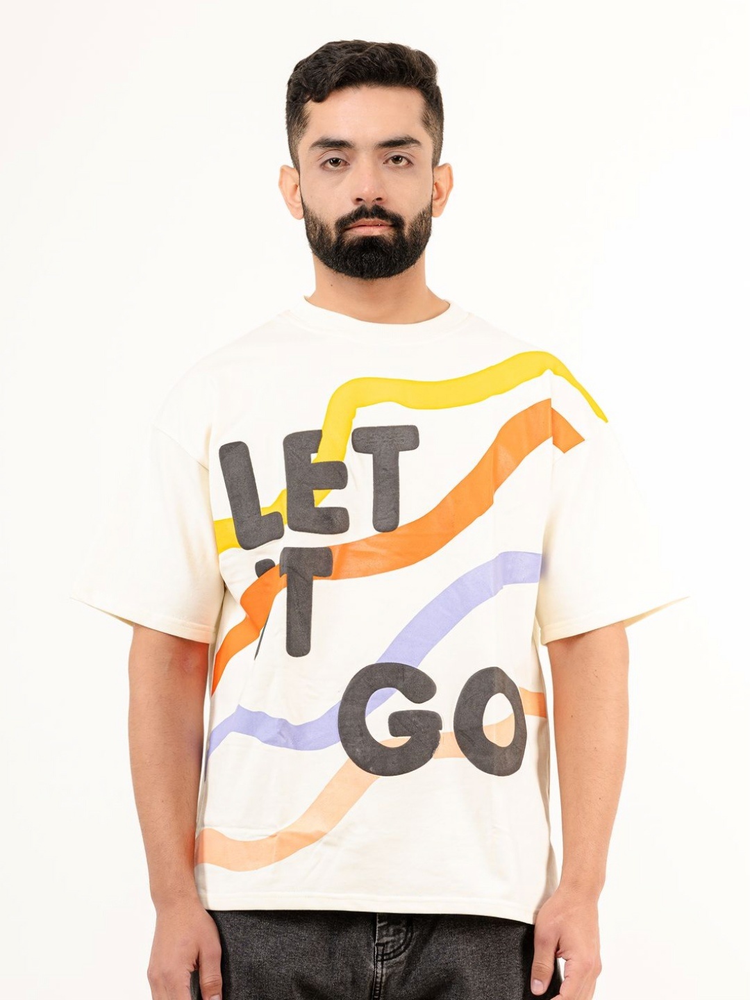 

Tistabene Men Printed T-shirt, Off white