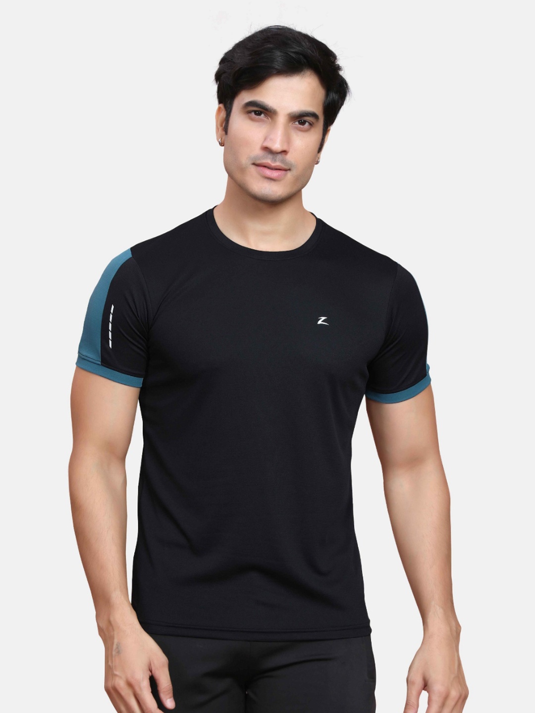 

Z Zagros Men Pockets T-shirt, Black