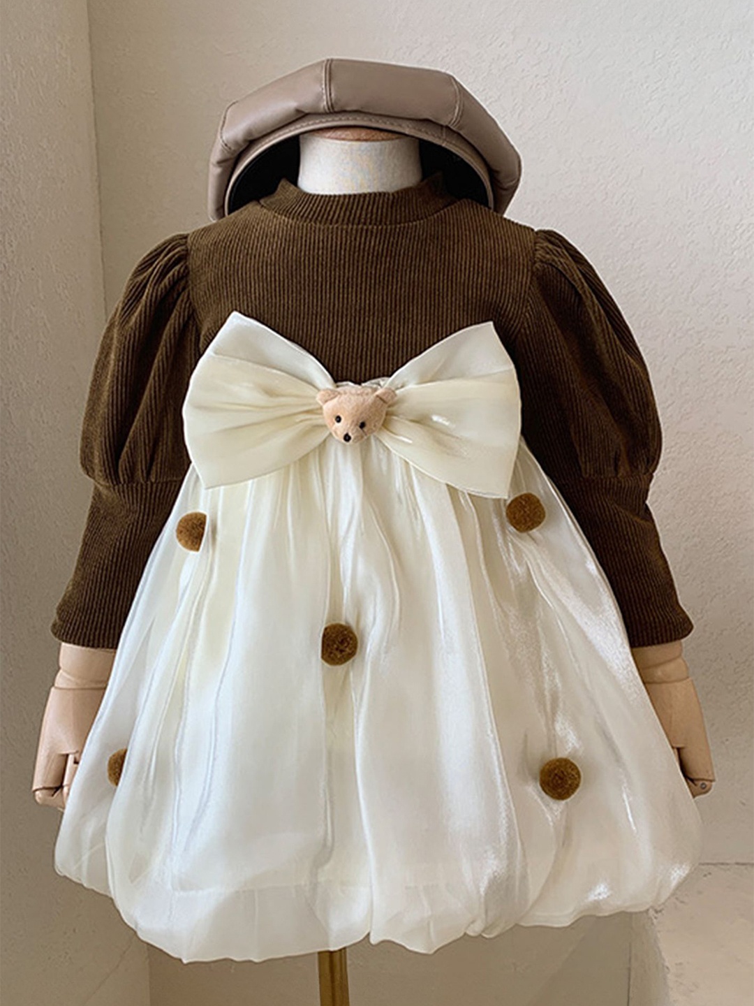 

LULU & SKY Fit & Flare Dress, Brown