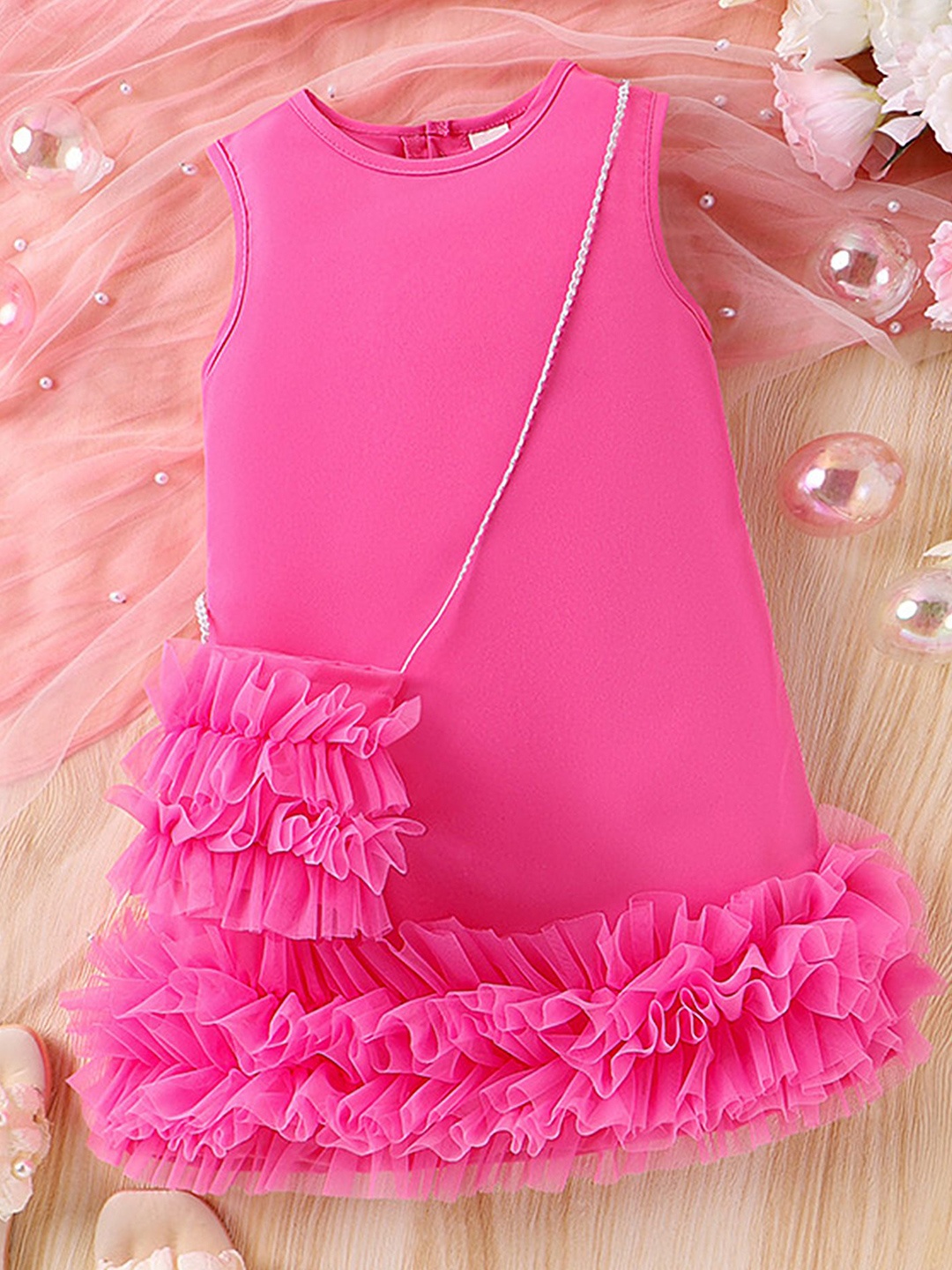 

LULU & SKY A-Line Dress, Pink