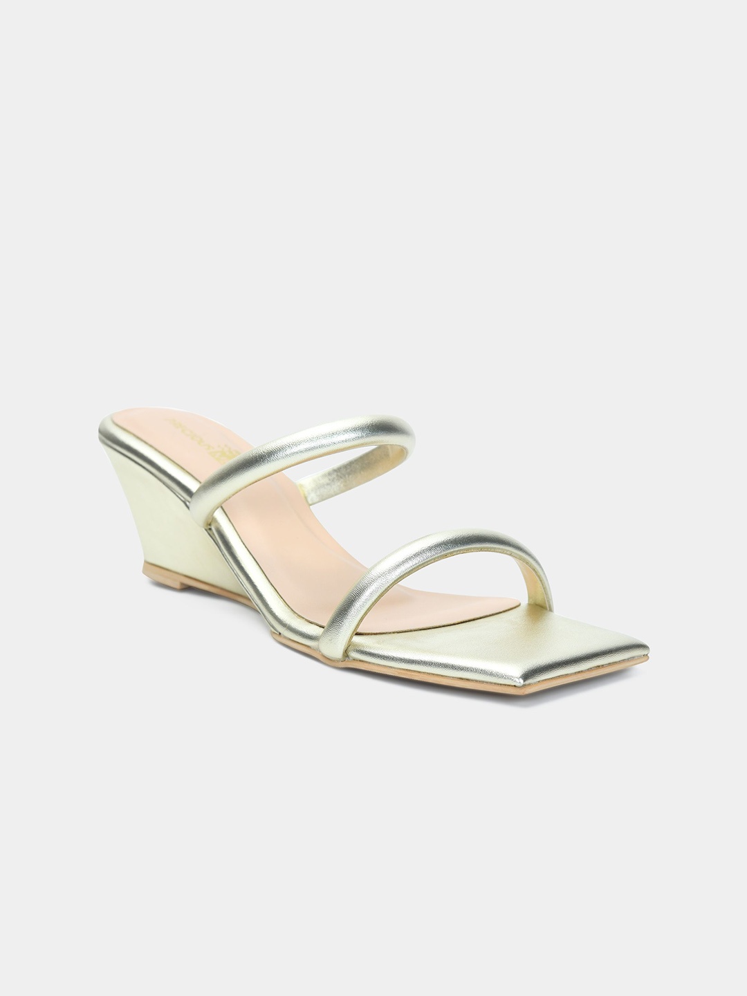 

PreciousME Slim Heeled Sandals, Gold