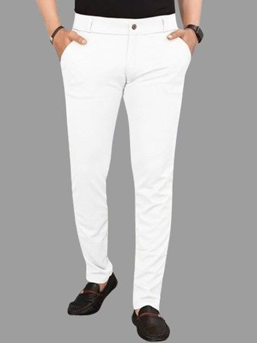 

ISUEL FAB Men Original Trousers, White