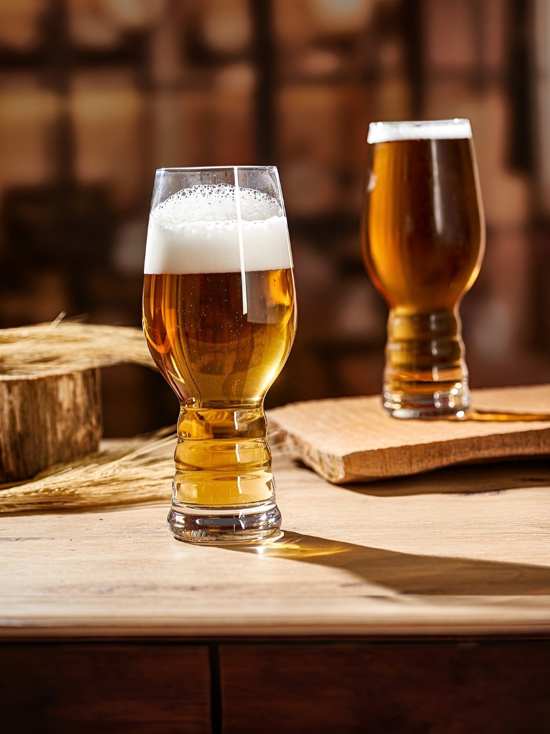 

Troveas Bell Brew Crystal Beer Glass-Set of 2, 440ML, Transparent