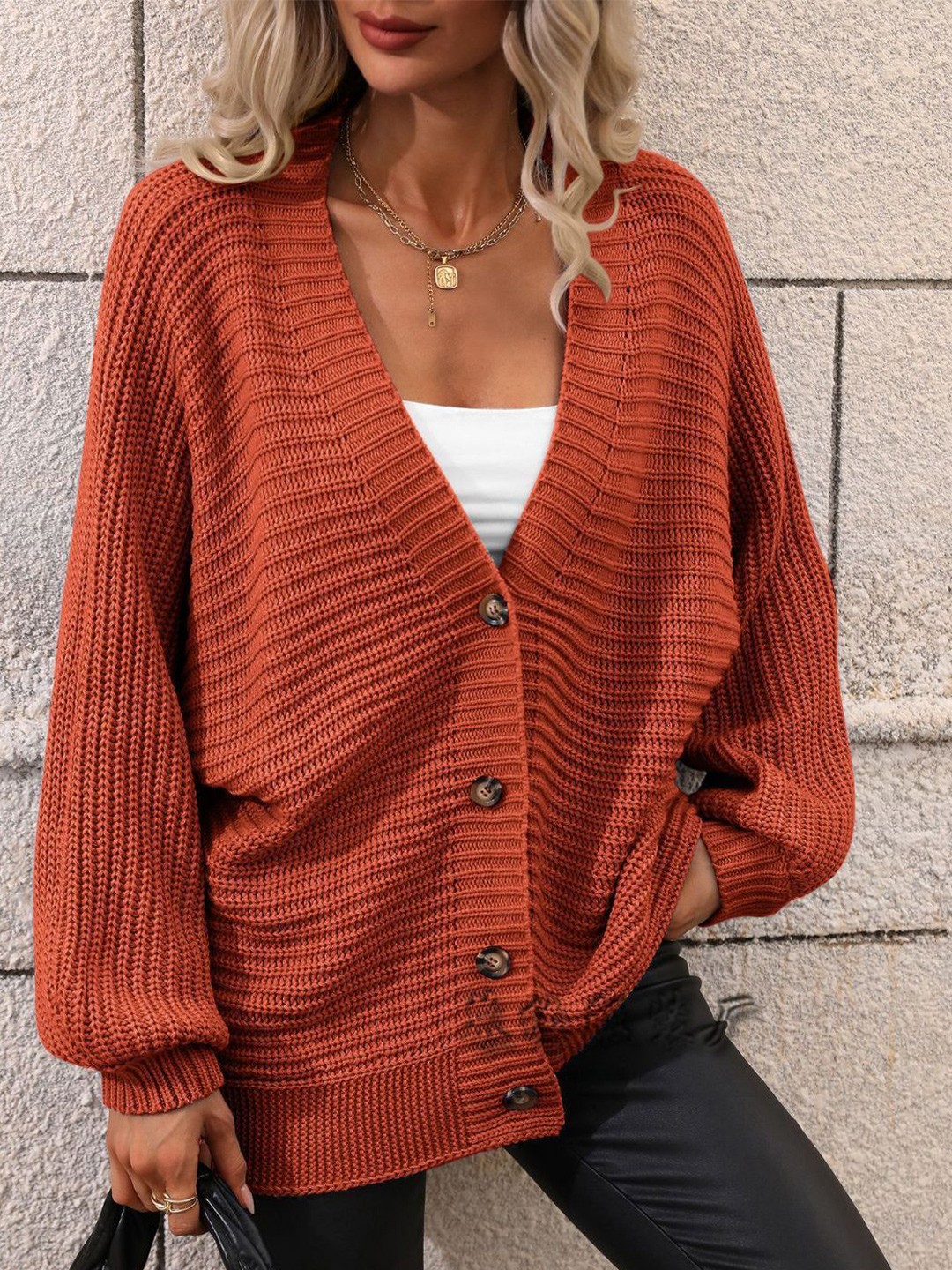 

Oh Rare Women Cardigan, Orange