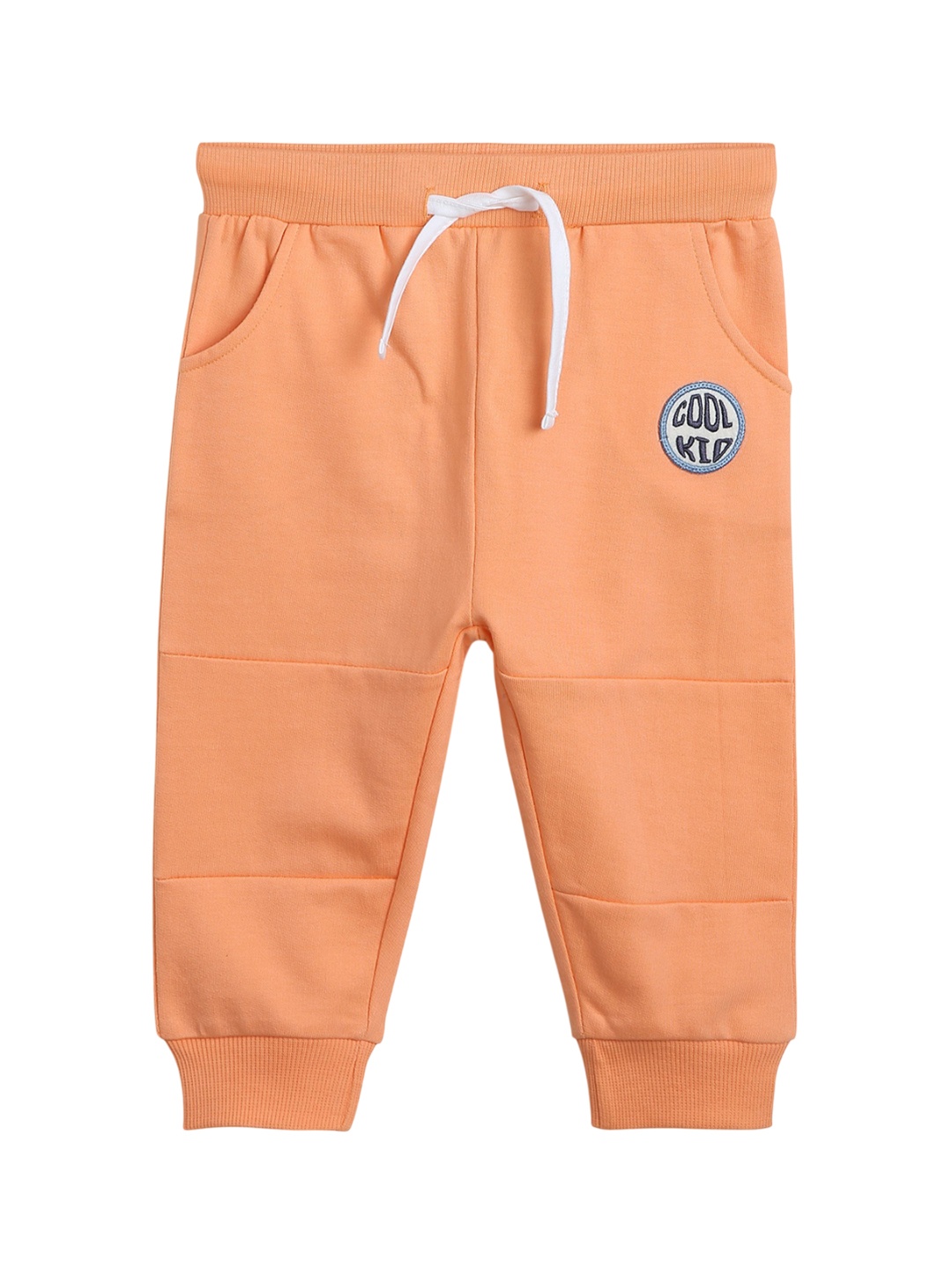 

BONTOTS Infant Boys Cool Kid Printed Cotton Soft & Cozy Joggers, Orange
