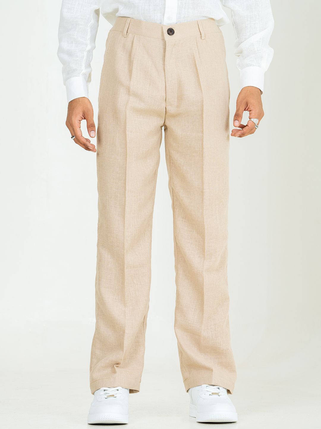 

Tistabene Men Relaxed Trousers, Beige
