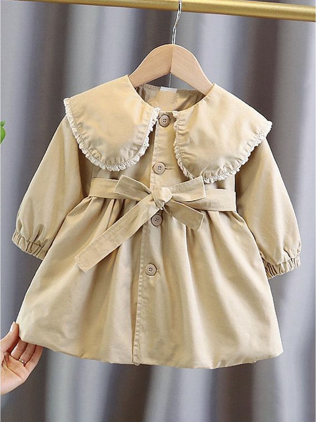 

LULU & SKY Fit & Flare Dress, Khaki
