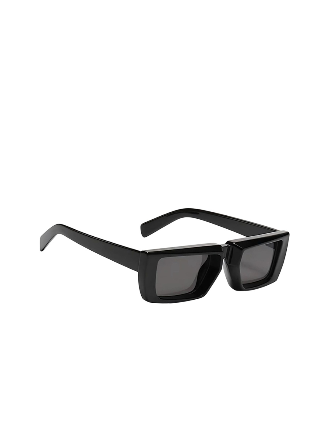 

4Flaunt Unisex Rectangle Sunglasses with UV Protected Lens, Grey