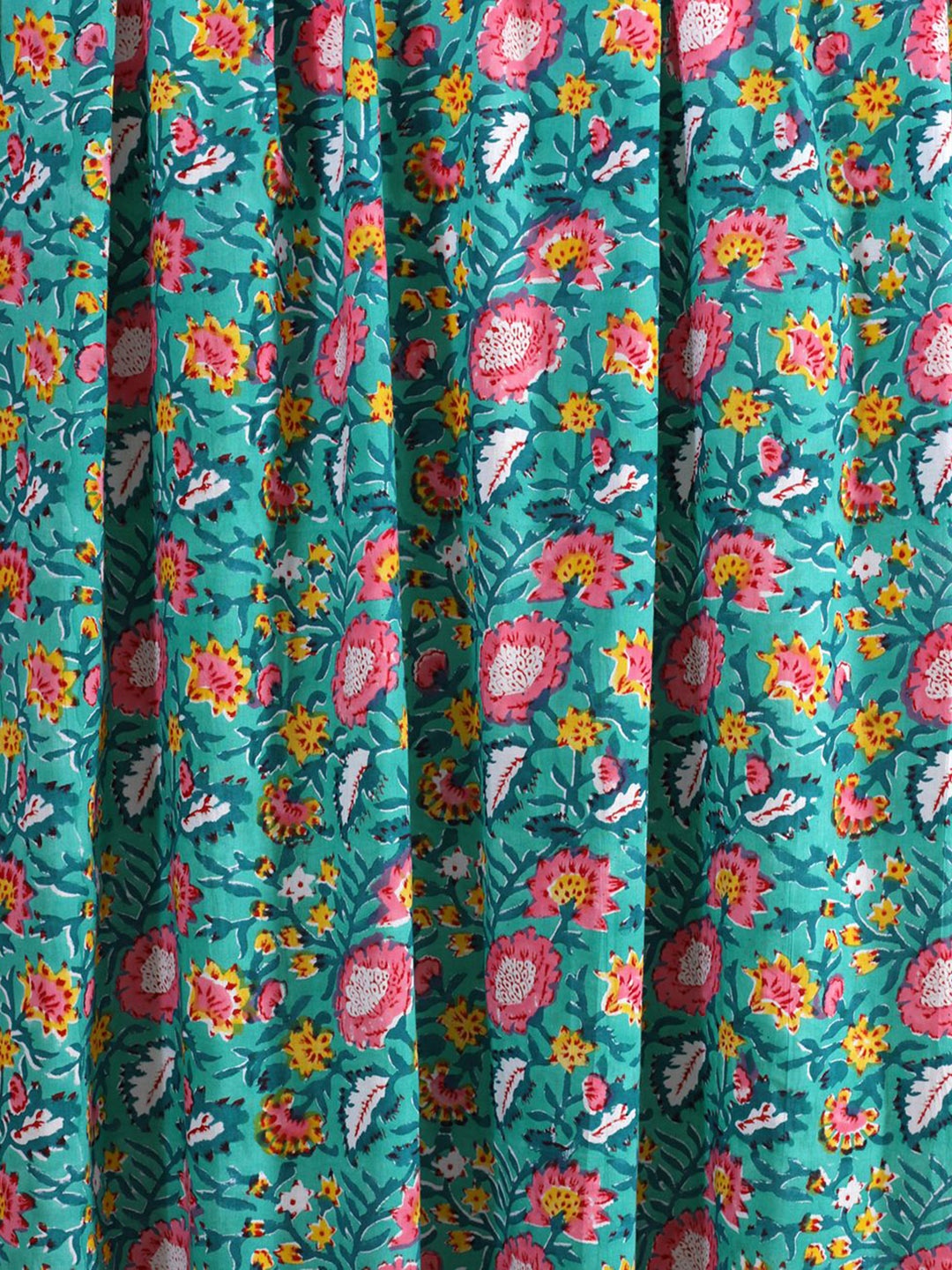 

HANDICRAFT PALACE Printed Pure Cotton Unstitched Dress Material, Green