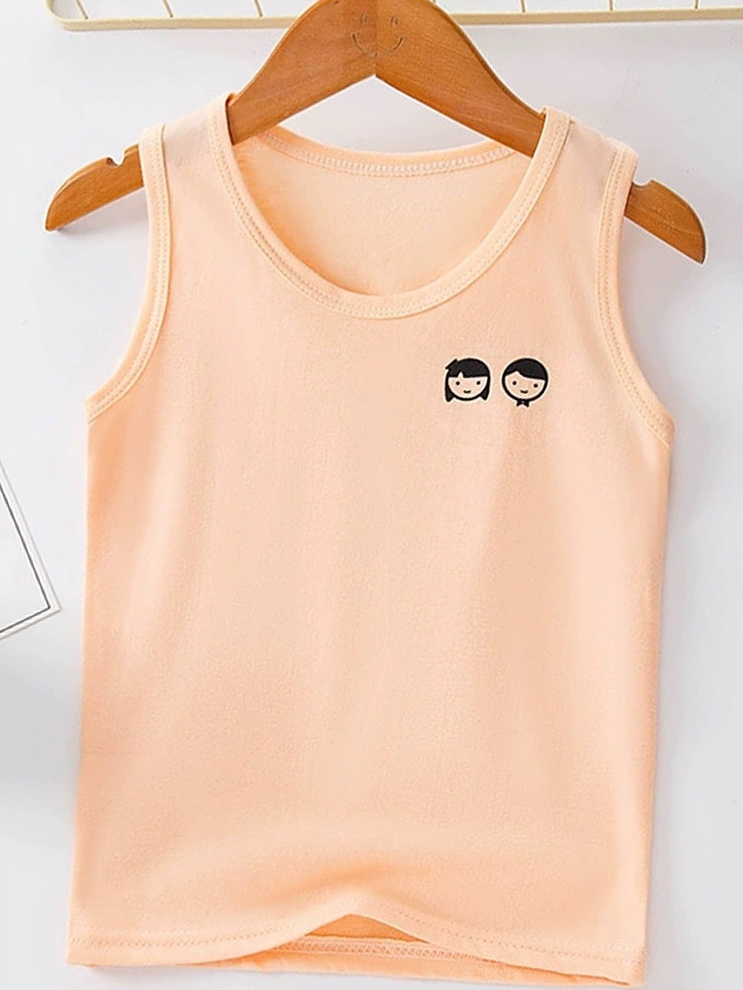

LULU & SKY Kids Pure Cotton Applique T-shirt, Orange