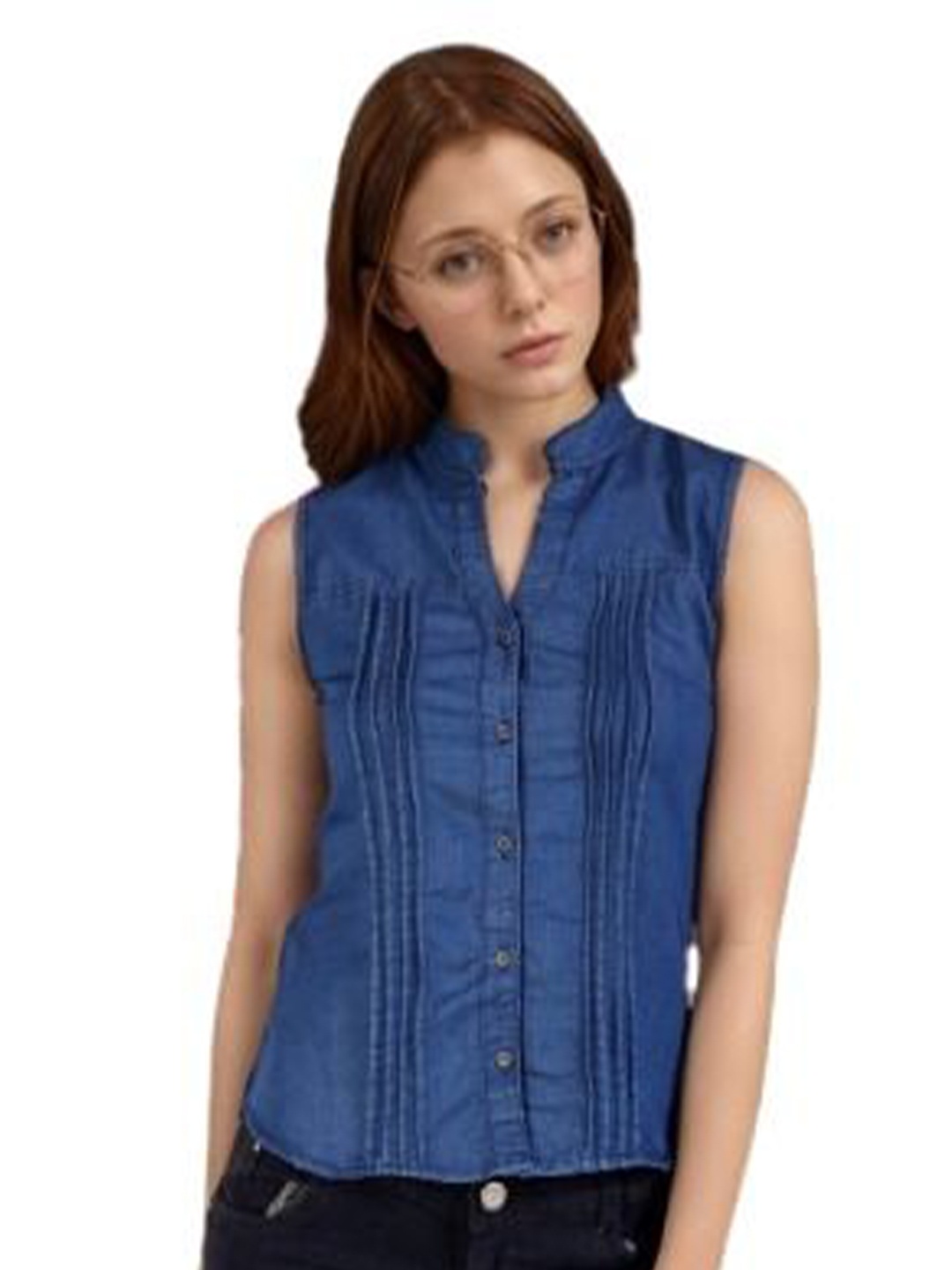 

GIRLS WITH WINGS Women Opaque Casual Shirt, Blue