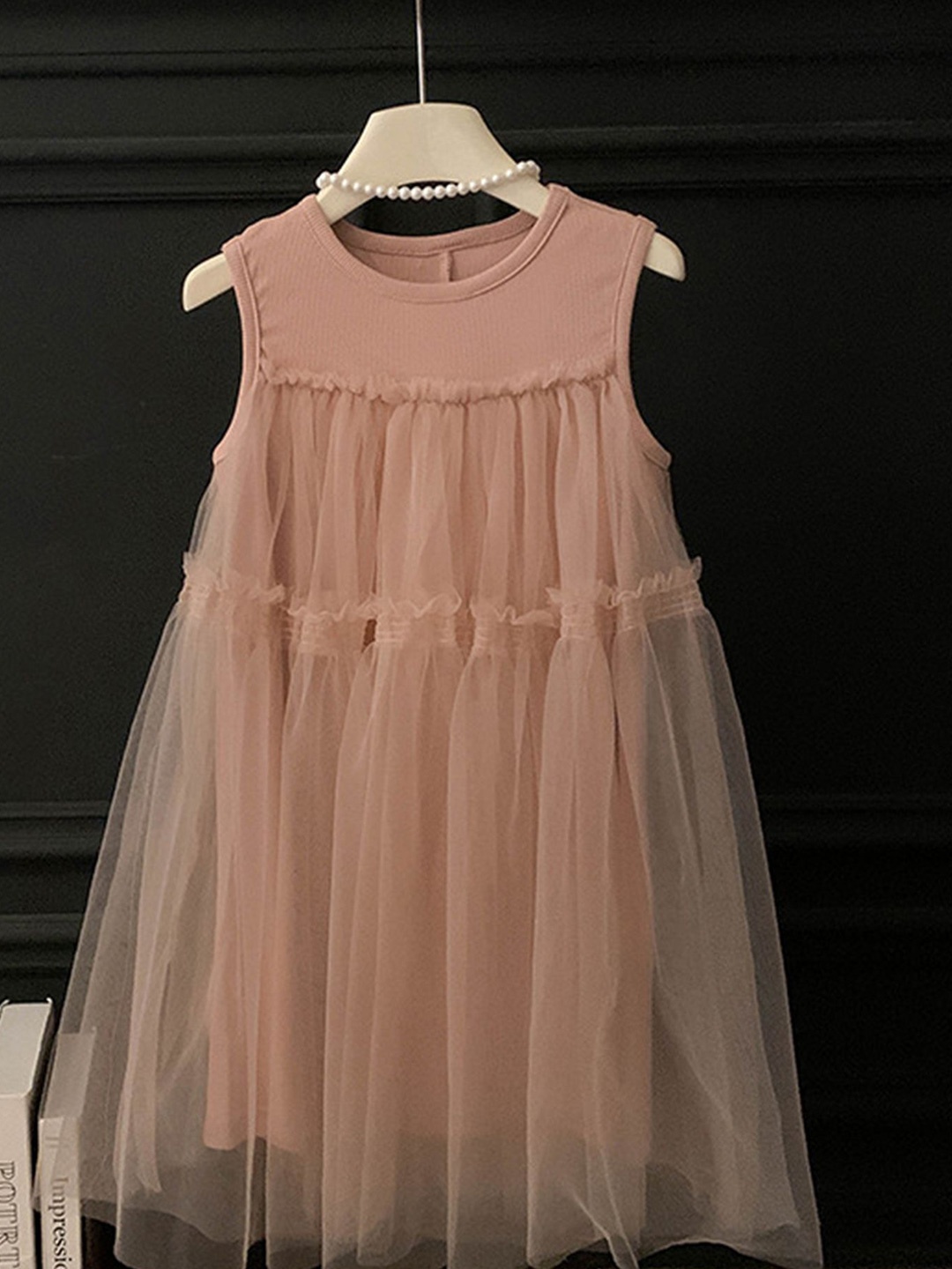 

LULU & SKY Fit & Flare Dress, Pink