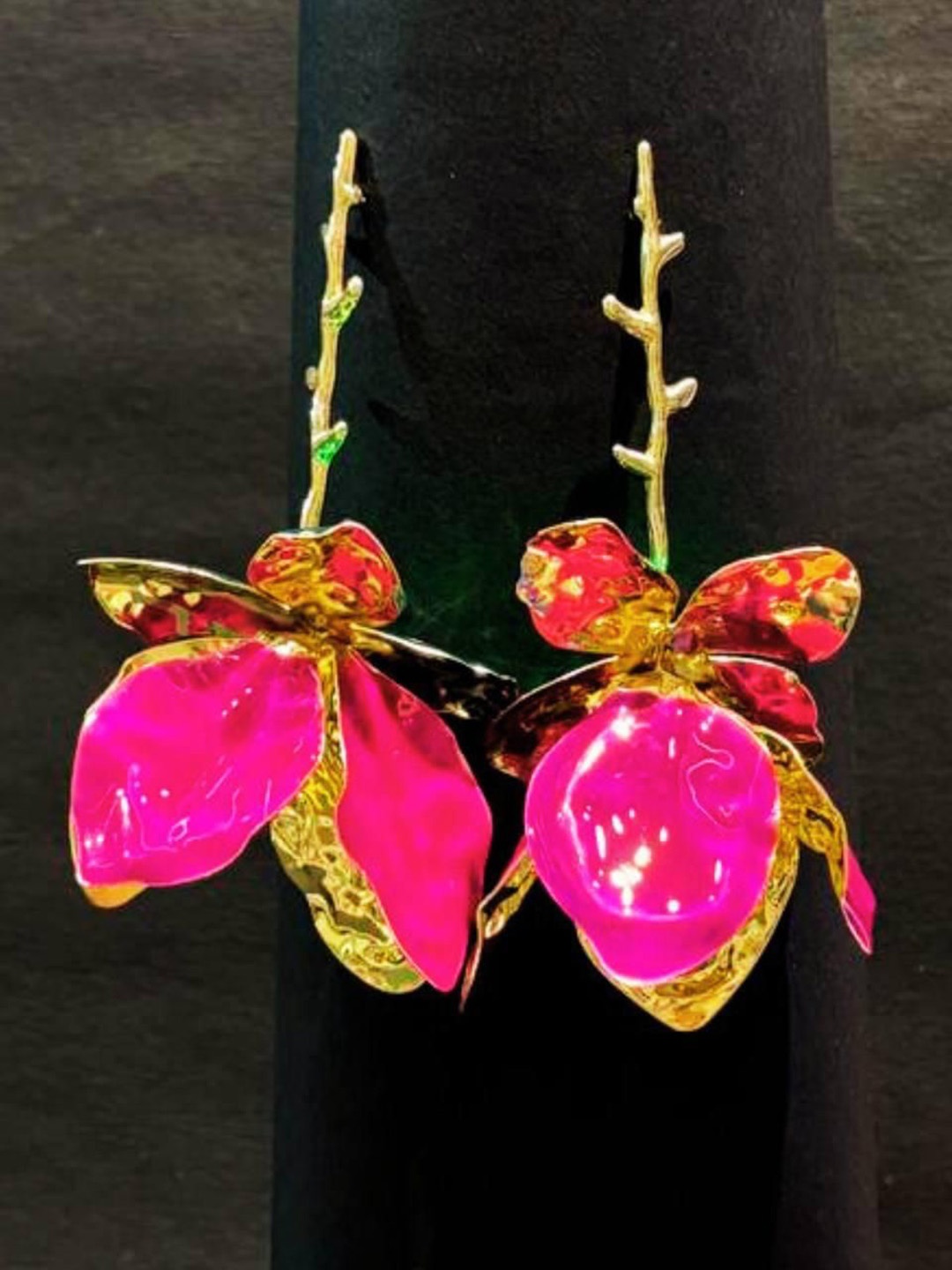

ADC SHEMONA Floral Drop Earrings, Pink