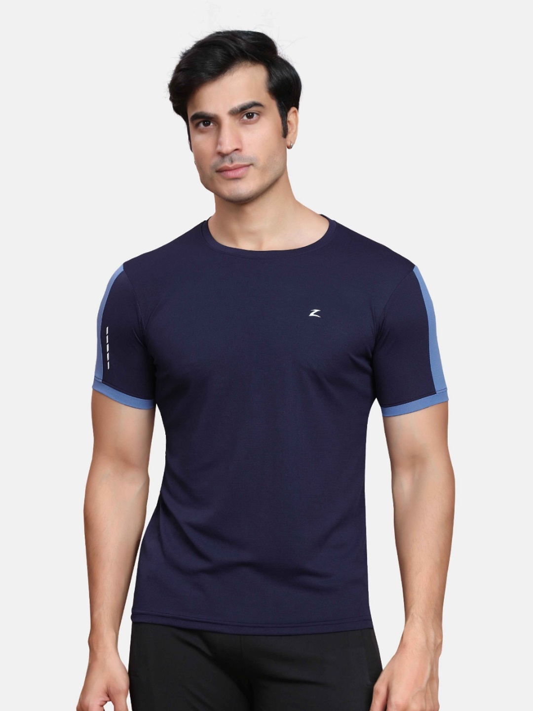 

Z Zagros Men Pockets T-shirt, Navy blue