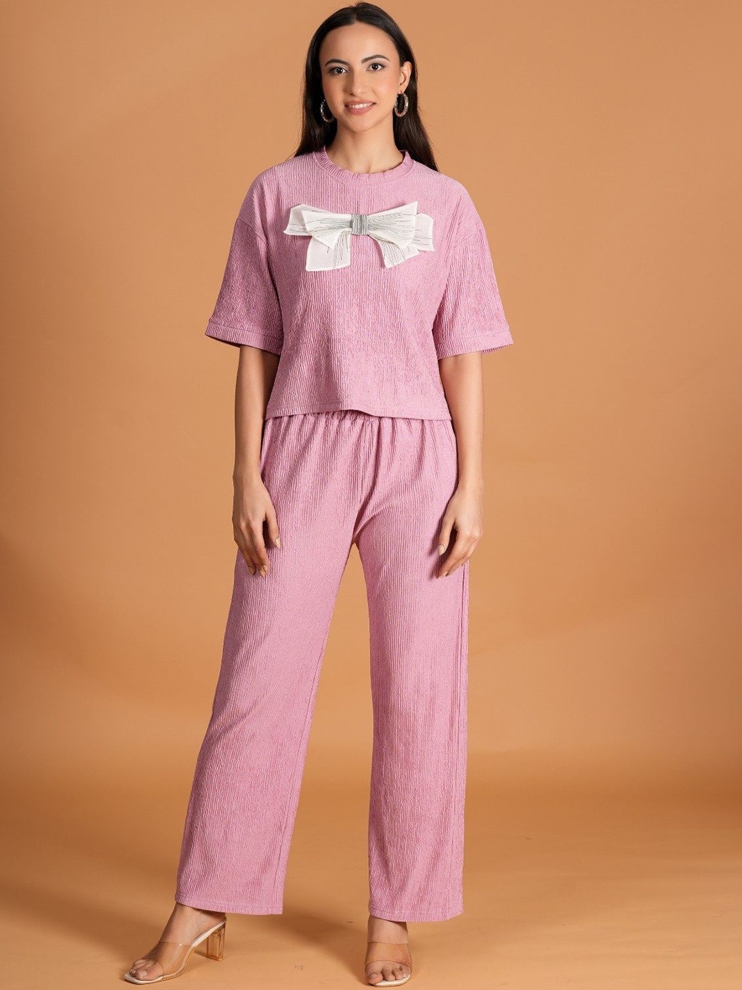 

Dreambe Top With Trousers Co-Ords, Pink