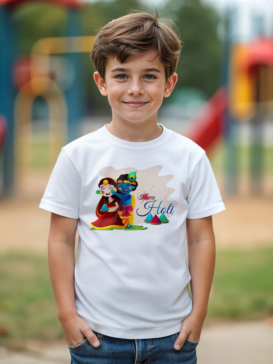 

Provogue Boys Printed T-shirt, White