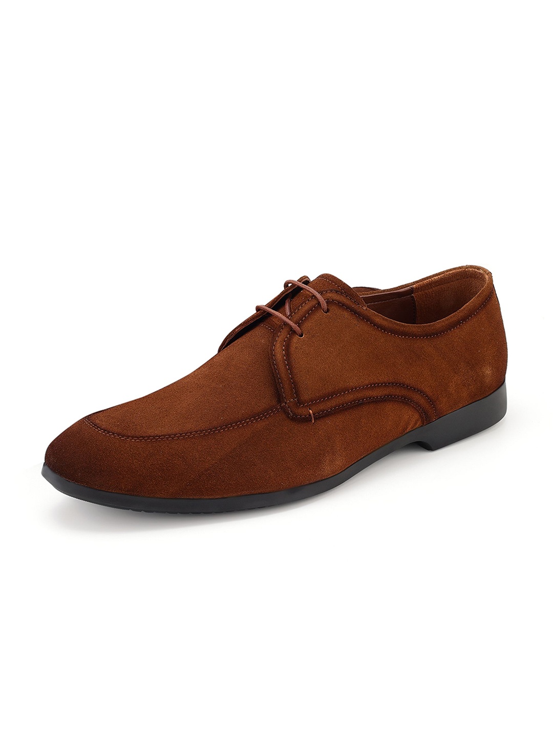 

Egle Men Leather Formal Lace-Up Derbys, Brown